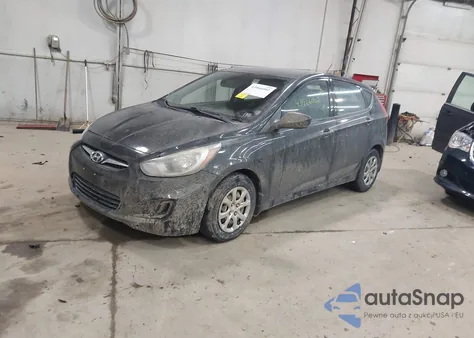 2012 Hyundai Accent Gs from USA, damaged, VIN KMHCT5AEXCU023130